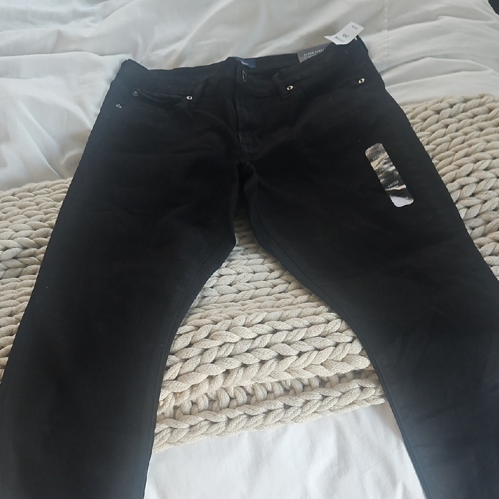 NWT - GAP Women's Black Universal Legging Jeans 14/32 Long